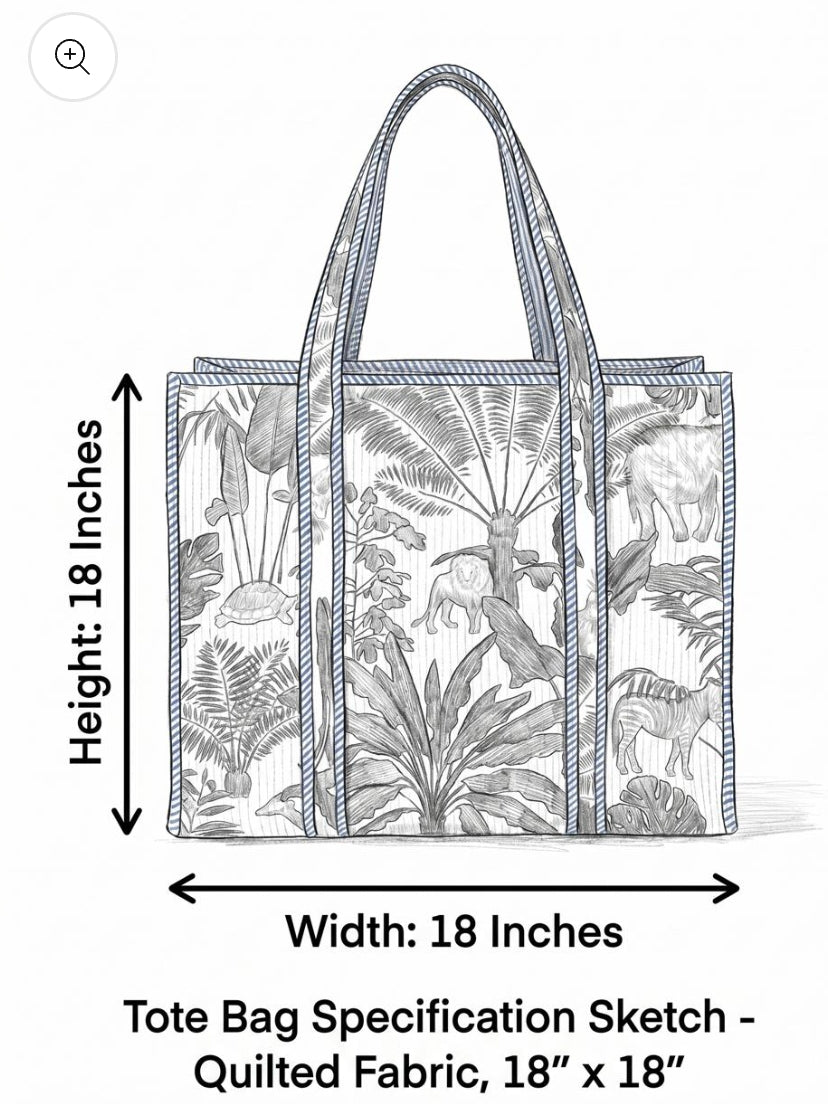 Pink Wander Tote Bag