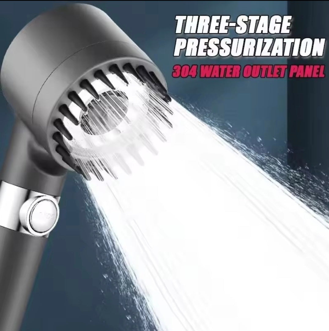Multi-Stage High-Pressure Filtered Showerhead