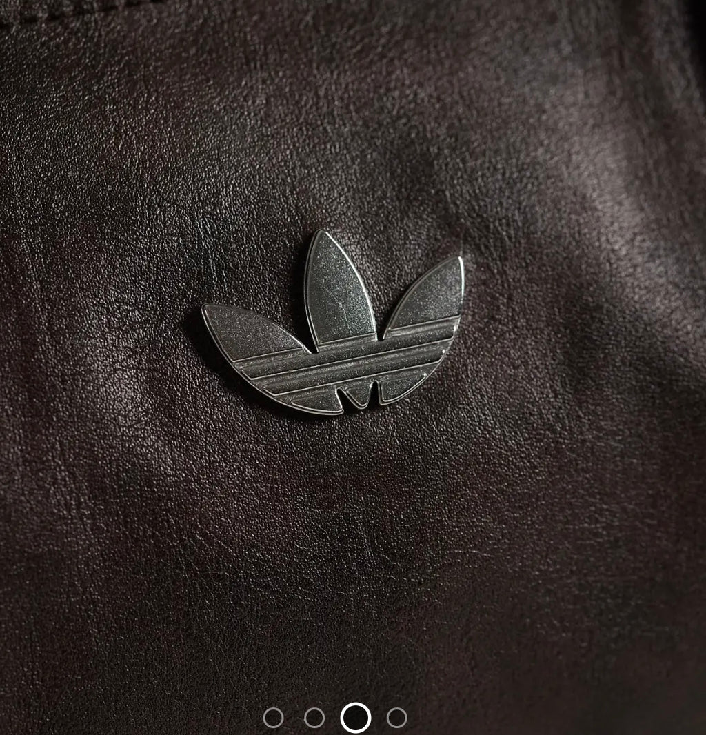 Adidas Washed Brown Elongated Shoulder Bag