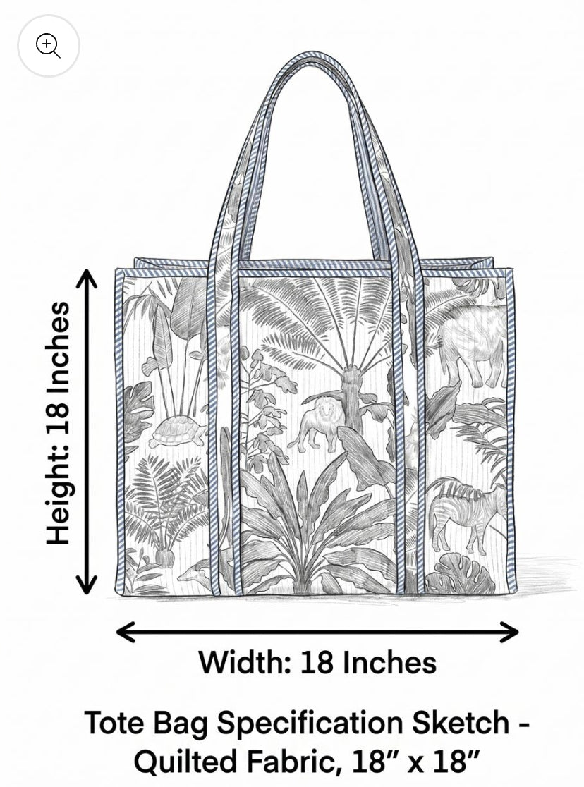 Pink Floral – Wander Tote Bag