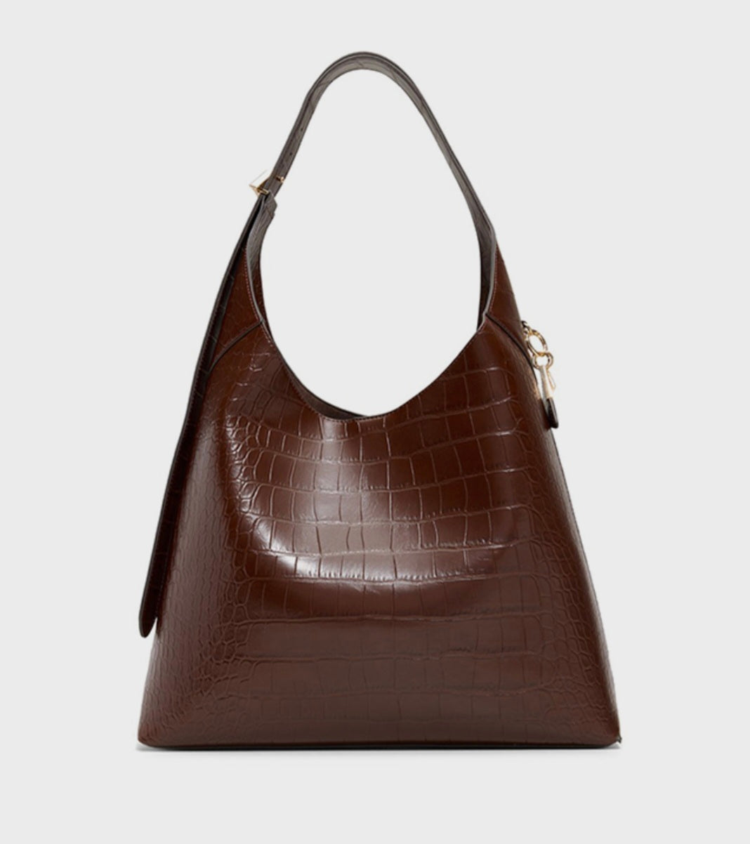ALDO Croc-Embossed Slouch Shoulder Bag