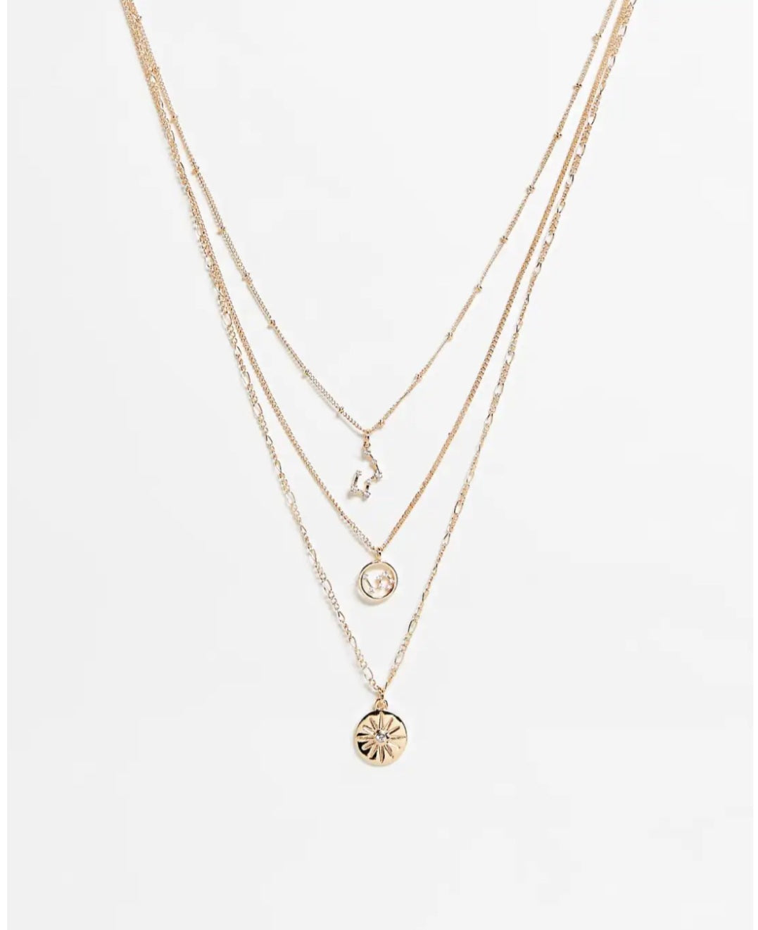 Celestia Vintage Star & Coin Multi-Row Necklace