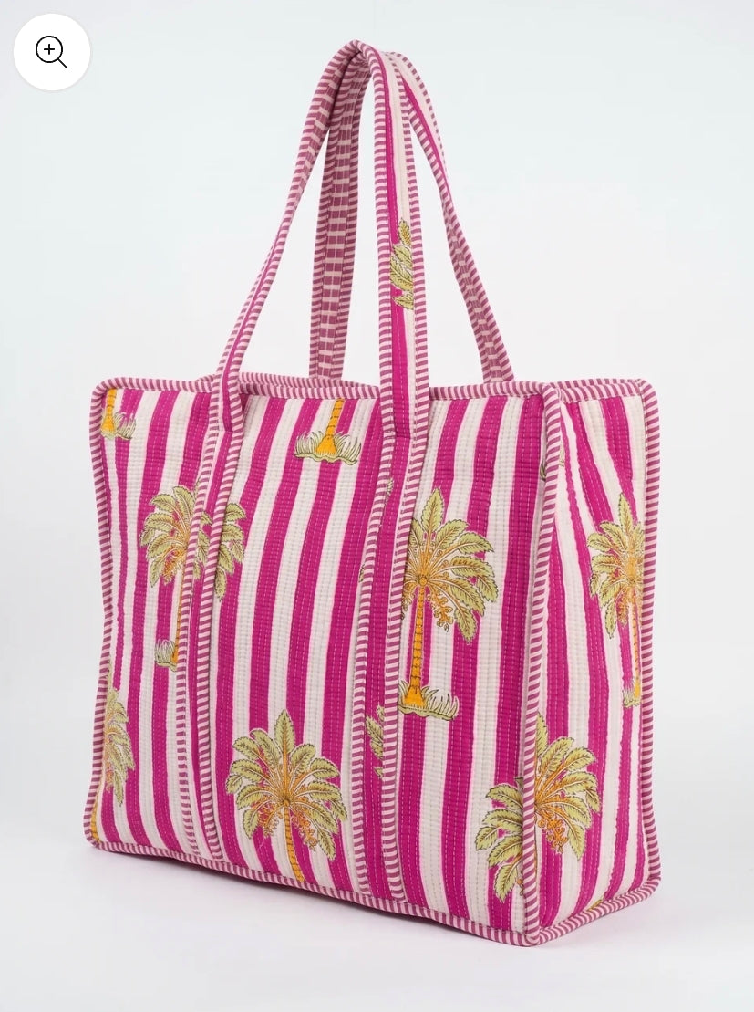 Pink Wander Tote Bag
