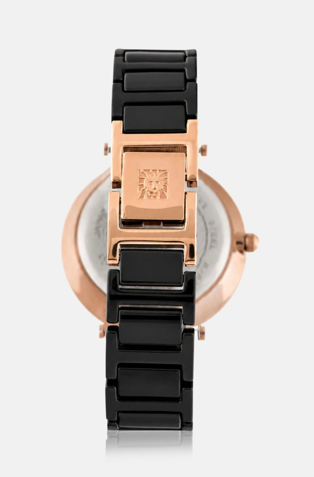 Anne Klein Genuine Diamond Accent Watch – Black & Gold