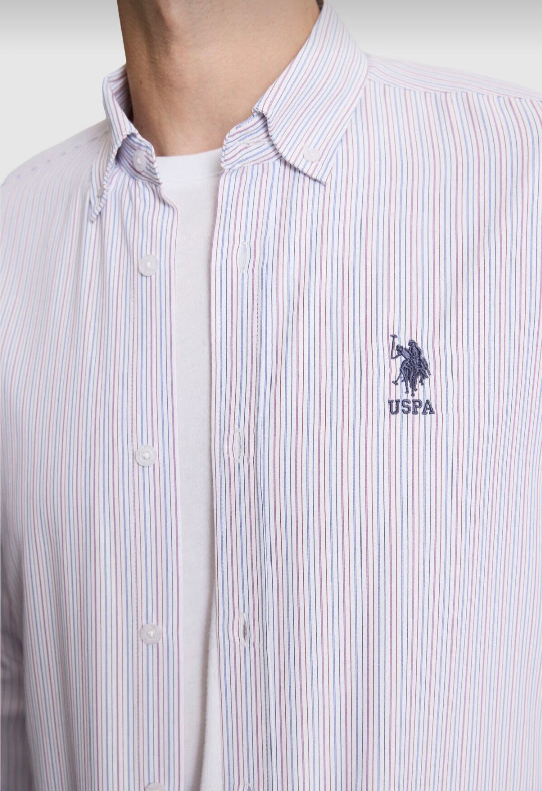 U.S. Polo Assn. Lilac Cotton Long Sleeve Button-Down Shirt