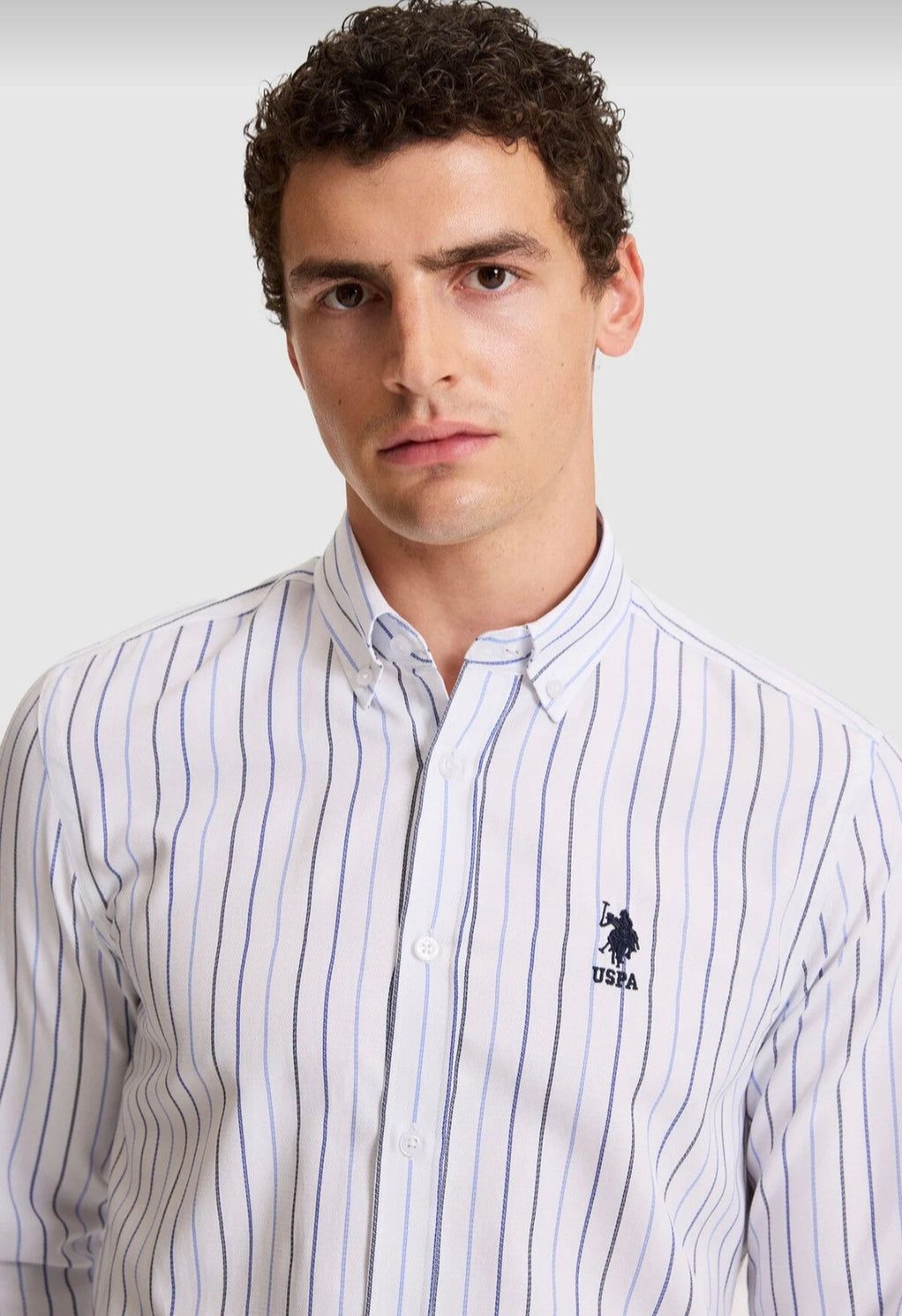 U.S. Polo Assn. Classic Fit Long Sleeve Shirt in Lilac