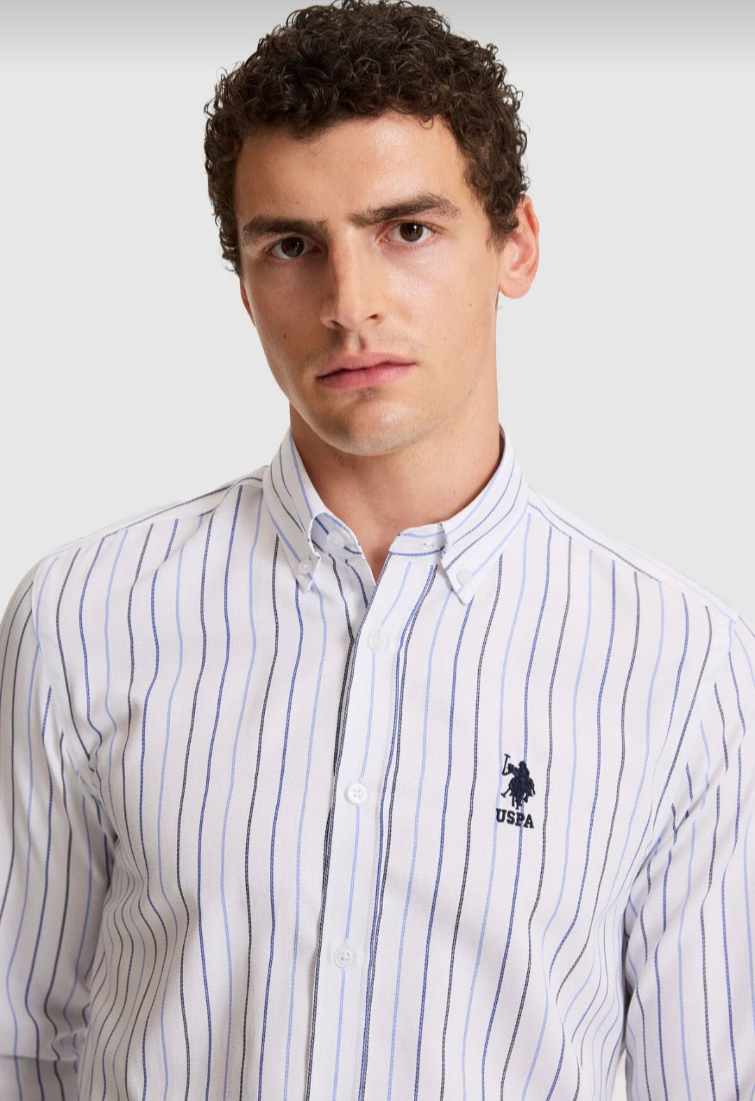 U.S. Polo Assn. Classic Fit Long Sleeve Shirt in Lilac