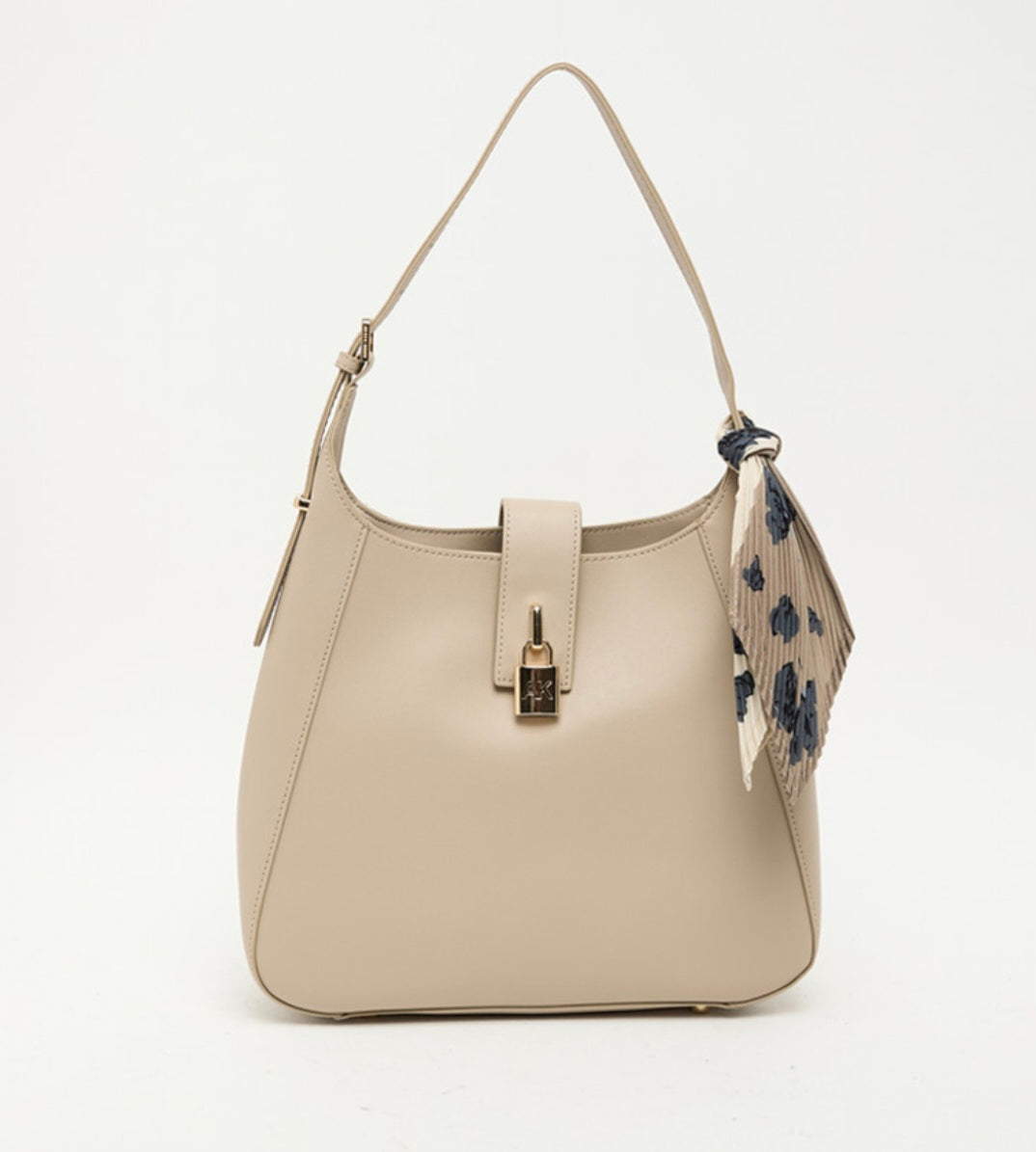 Anne Klein The Marea Scarf-Accent Shoulder Bag