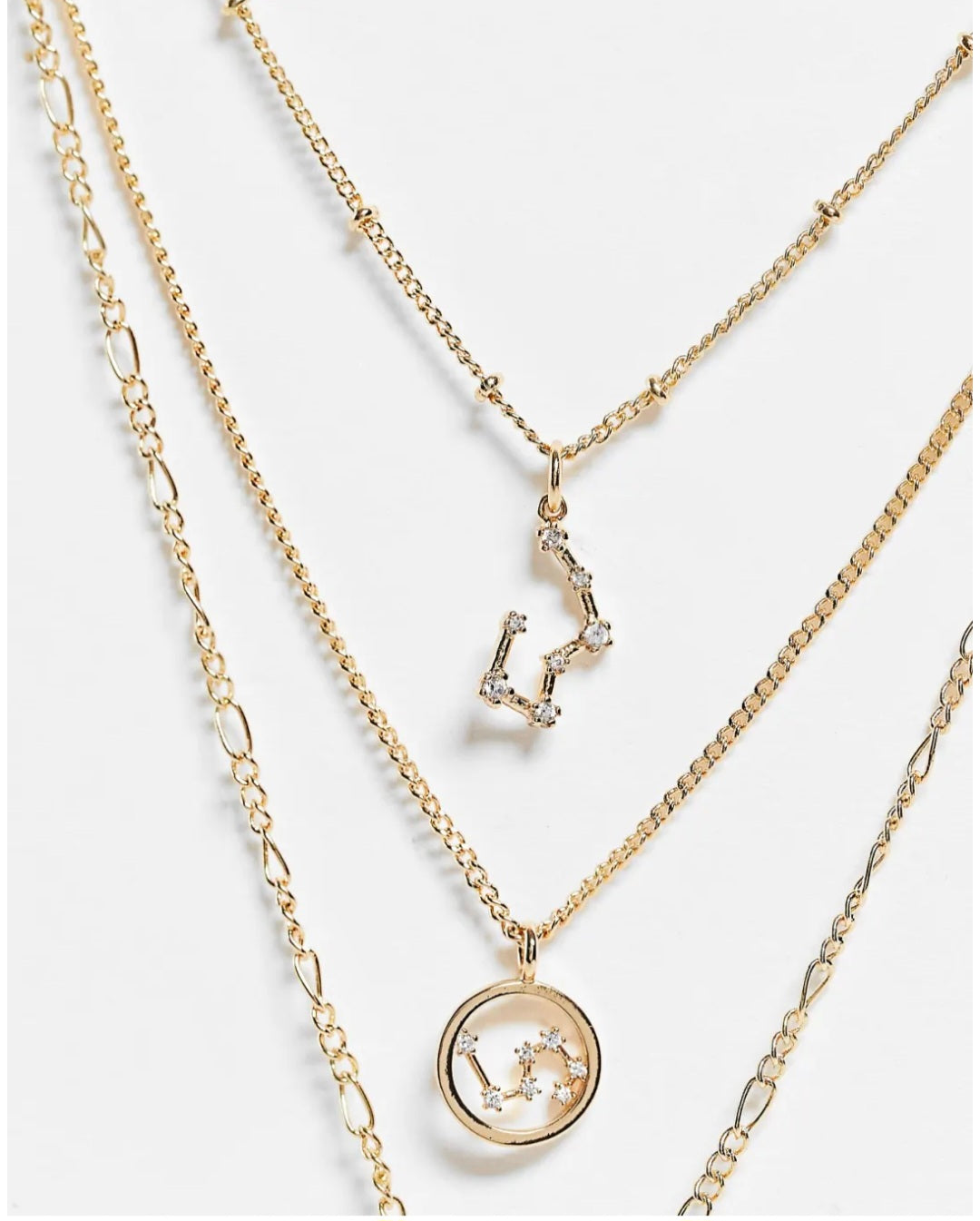 Celestia Vintage Star & Coin Multi-Row Necklace