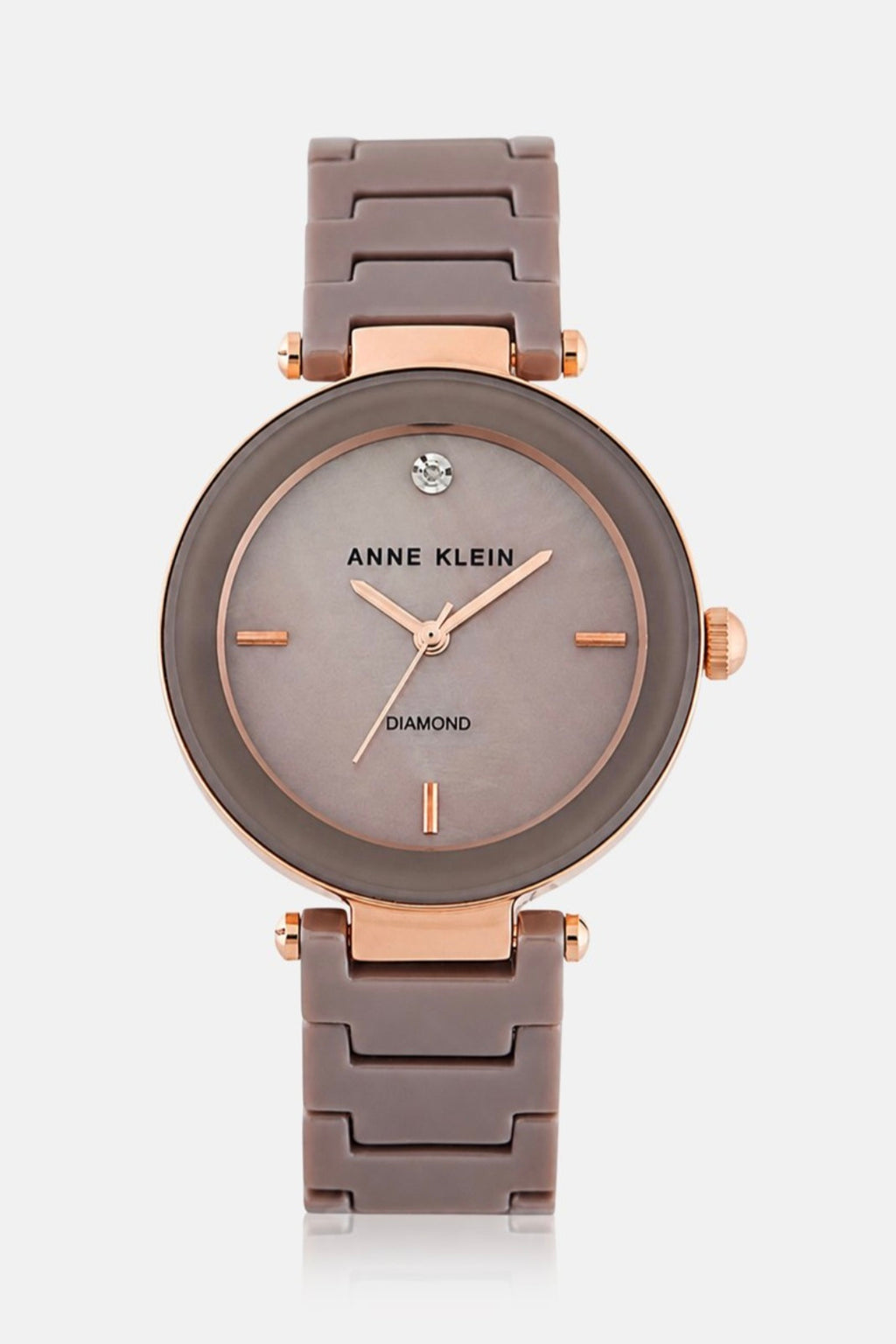 Anne Klein Genuine Diamond Accent Bracelet Watch
