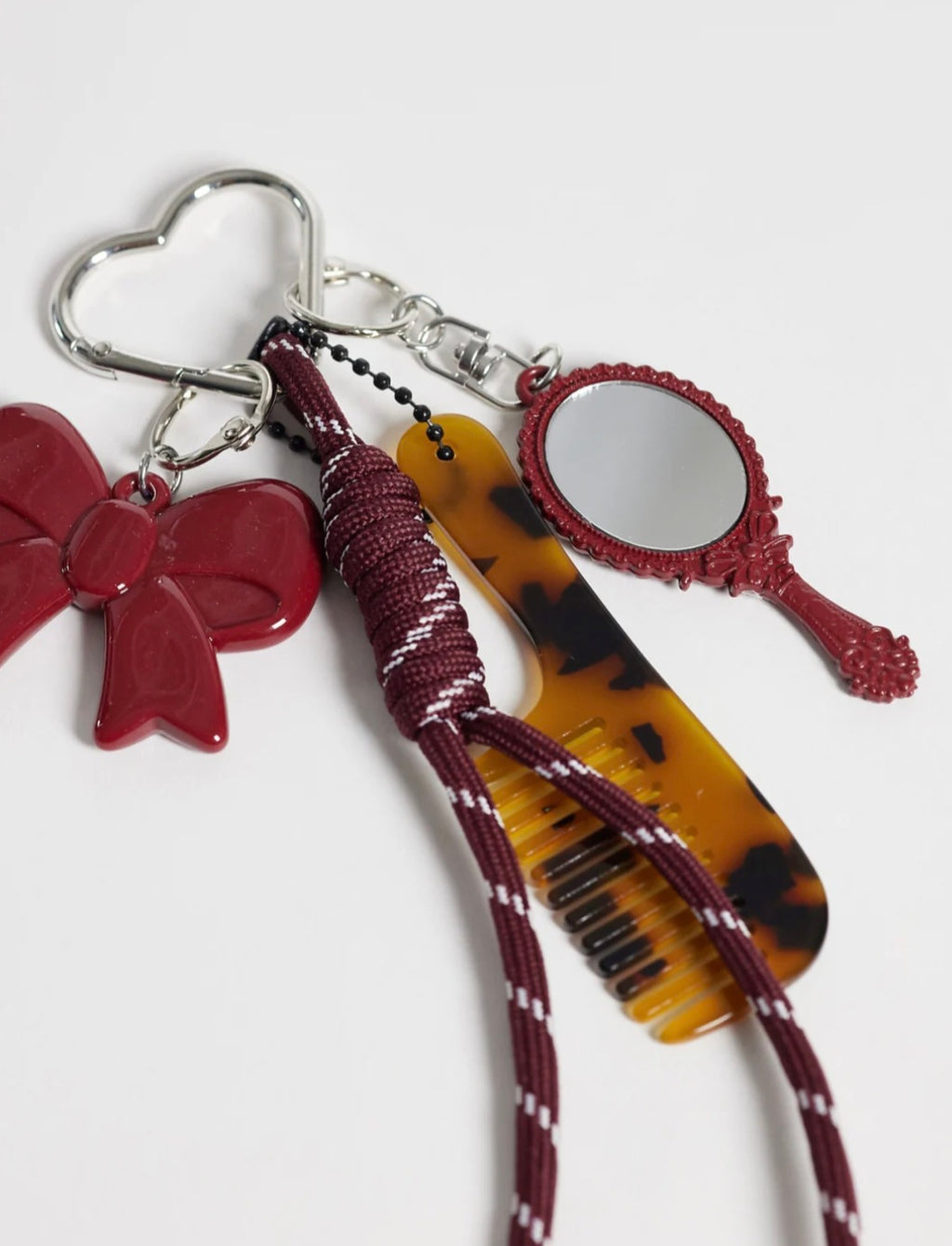 Mirror and Comb Bag Charm