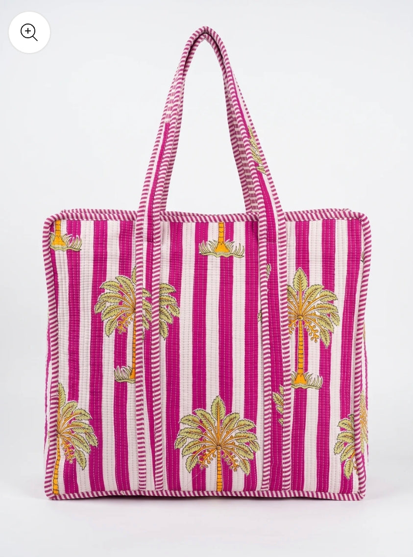 Pink Wander Tote Bag
