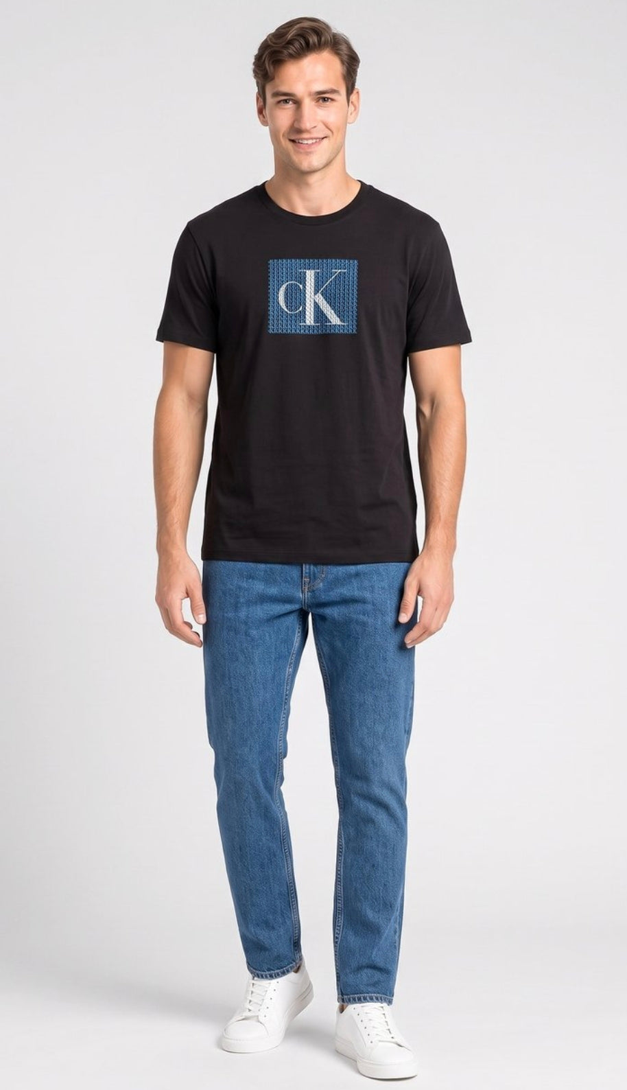 Calvin Klein Classic Crewneck Monogram Tee