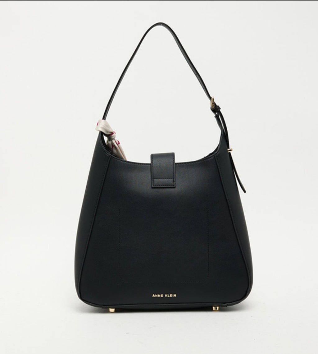Anne Klein The Marea Scarf-Accent Shoulder Bag