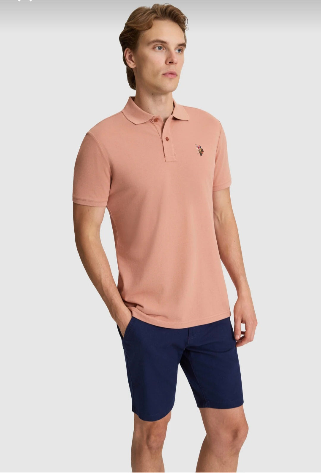 U.S. Polo Assn. Men's Essential Logo Crewneck Tee