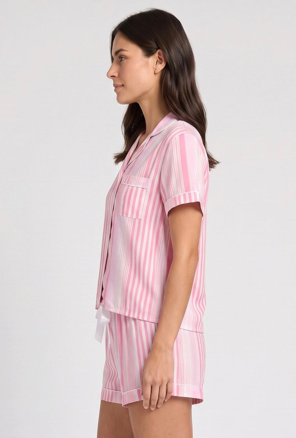 Classic 2-Piece Short Pajama Set in Multicolor