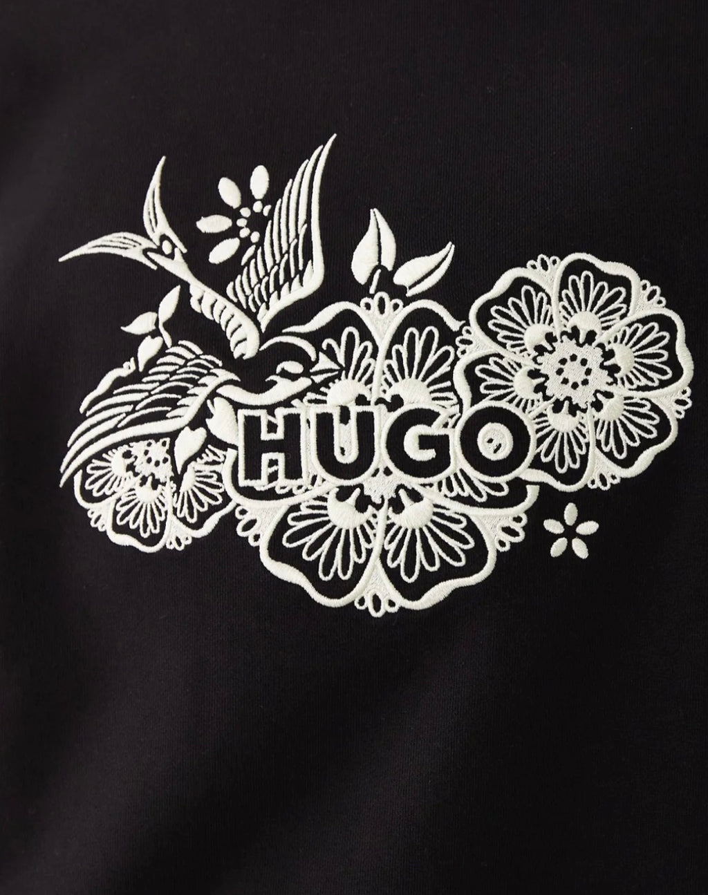 HUGO Printed Graphic Crewneck Sweatshirt