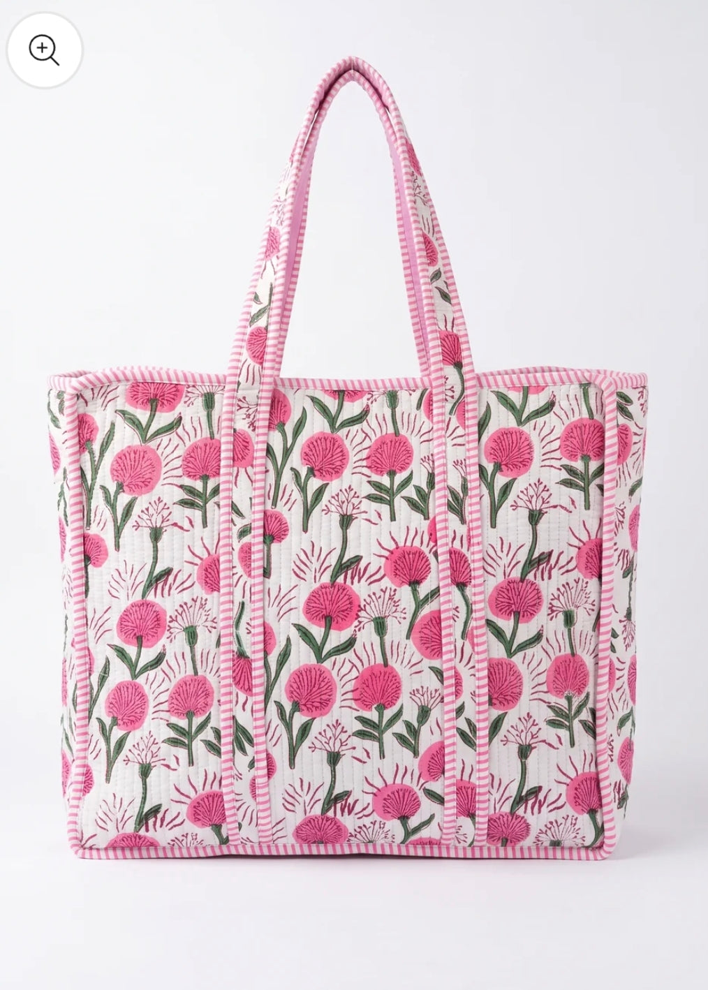 Pink Floral – Wander Tote Bag