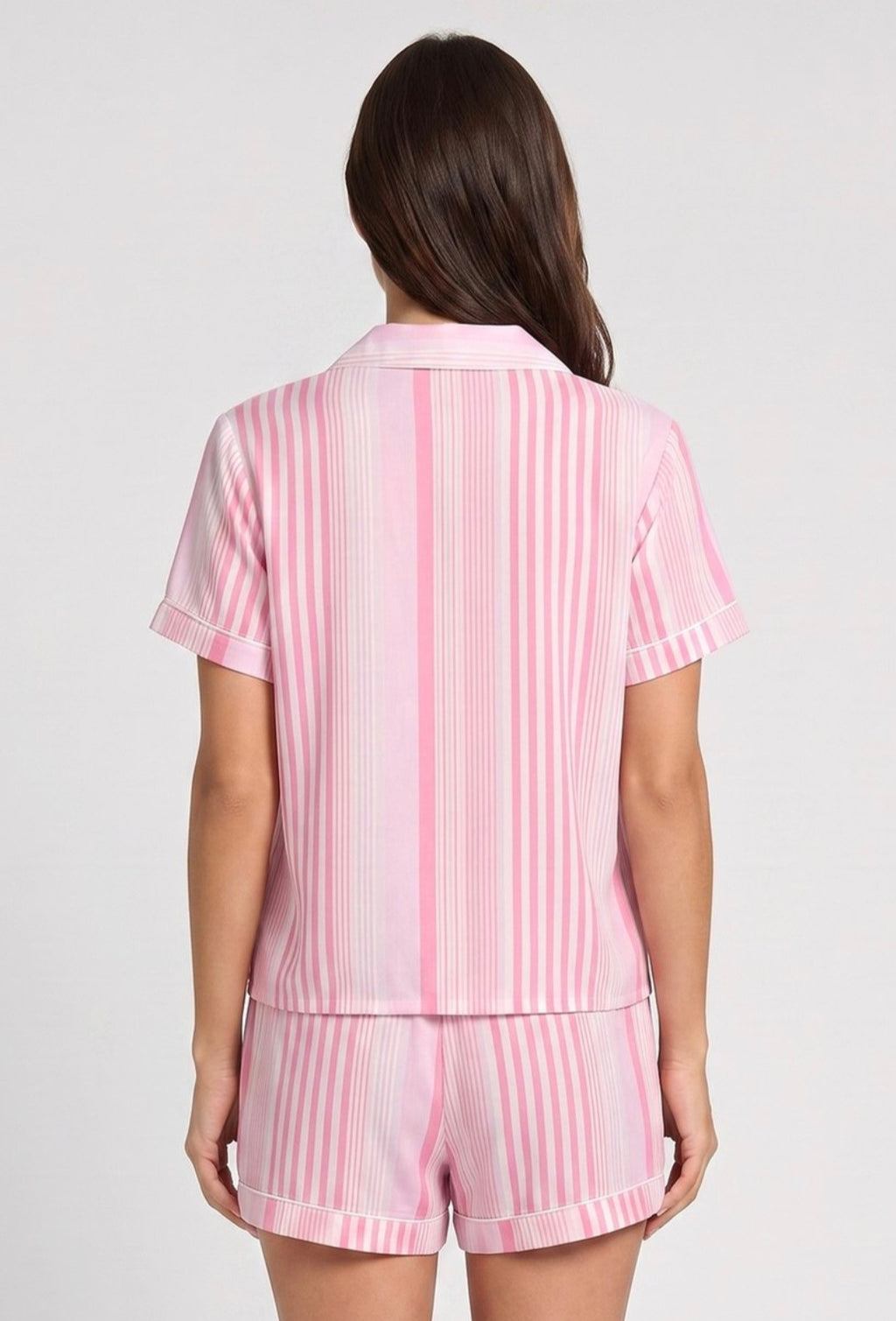 Classic 2-Piece Short Pajama Set in Multicolor