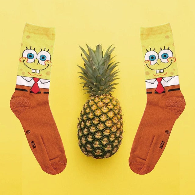 Cartoon anime character socks