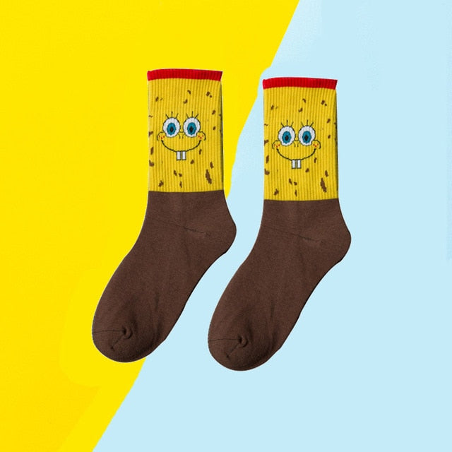 Cartoon anime character socks