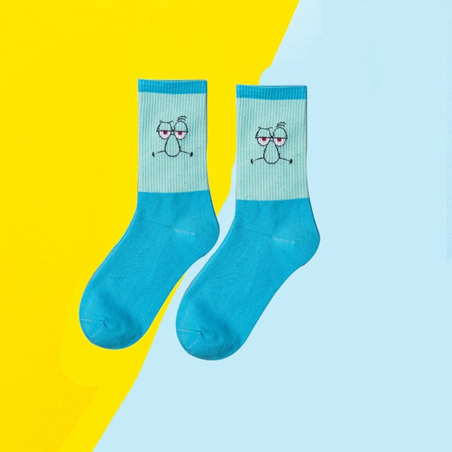 Cartoon anime character socks