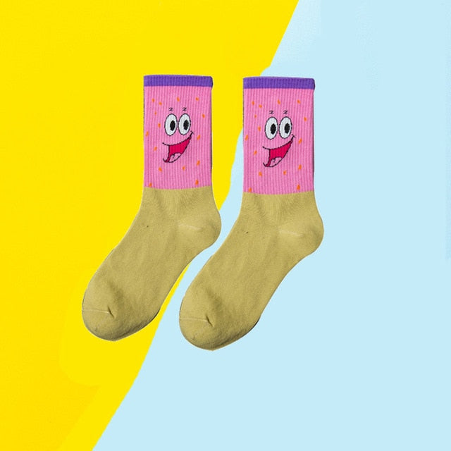 Cartoon anime character socks